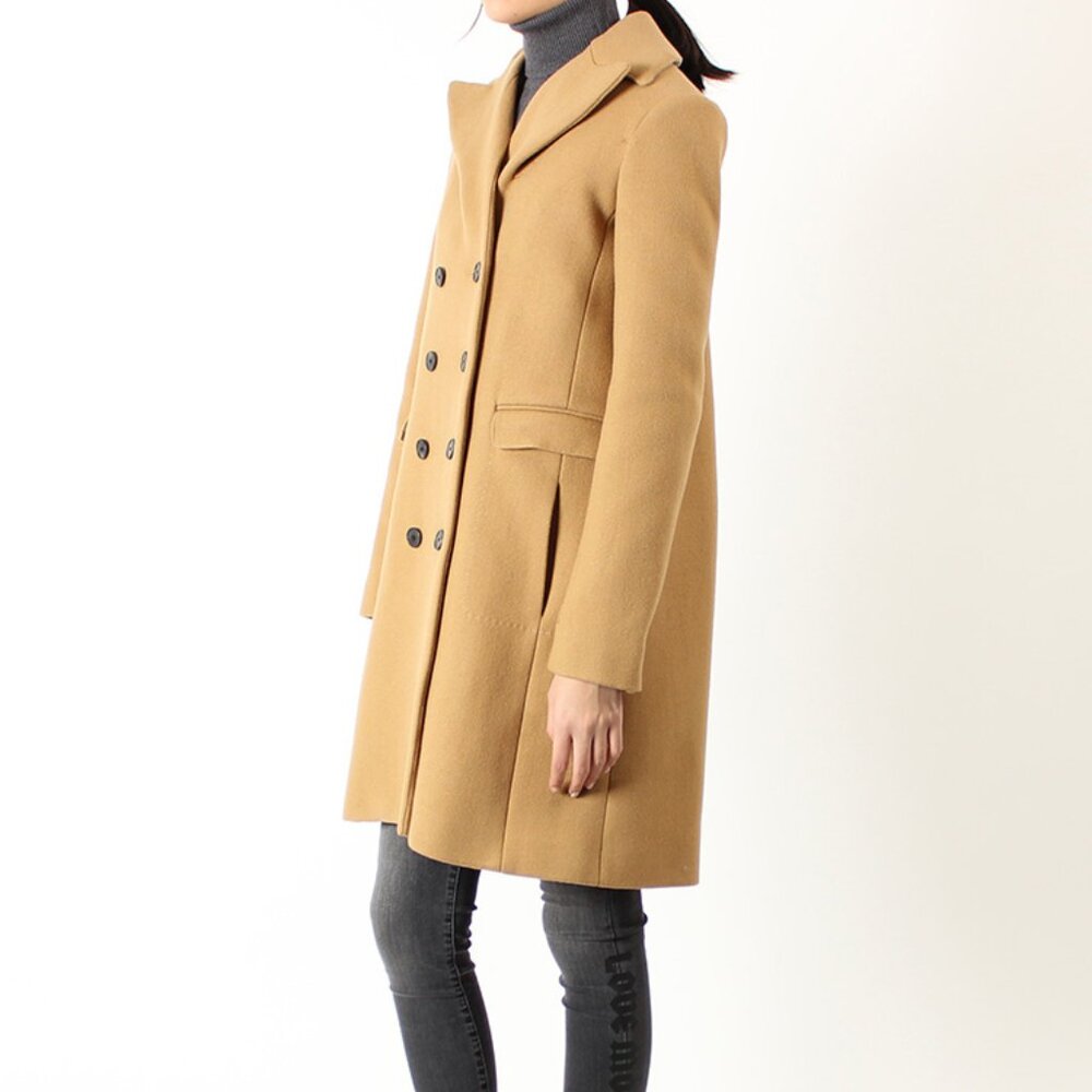 NWT - Carven Double Breasted Coat - Craft🖤🧥